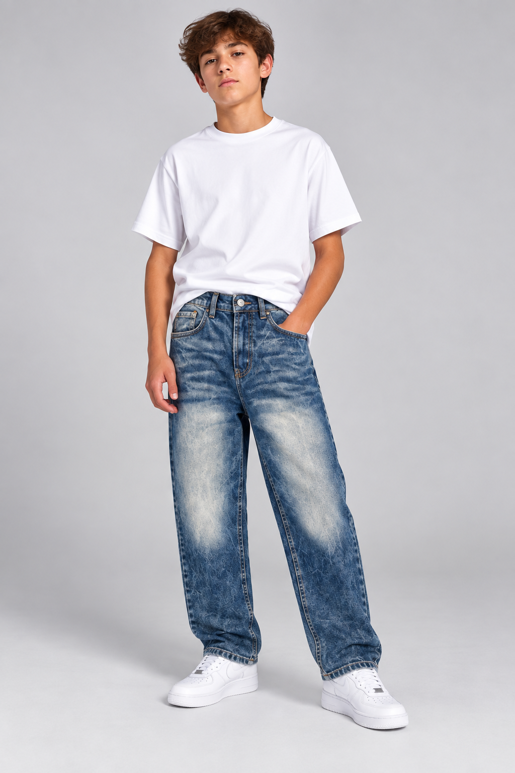 Jeans Blu Sabbiato Art. Jr-Js02