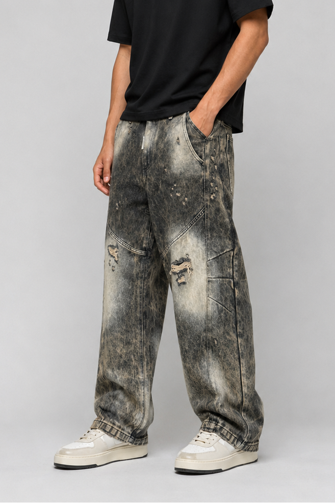 Jeans Balloon Fit Black Art. Js574