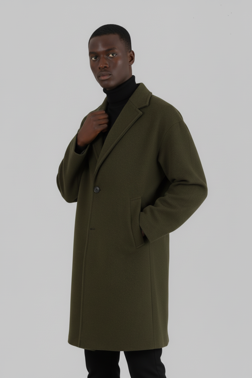 Cappotto Uomo Over Size Monopetto Art. Cp36