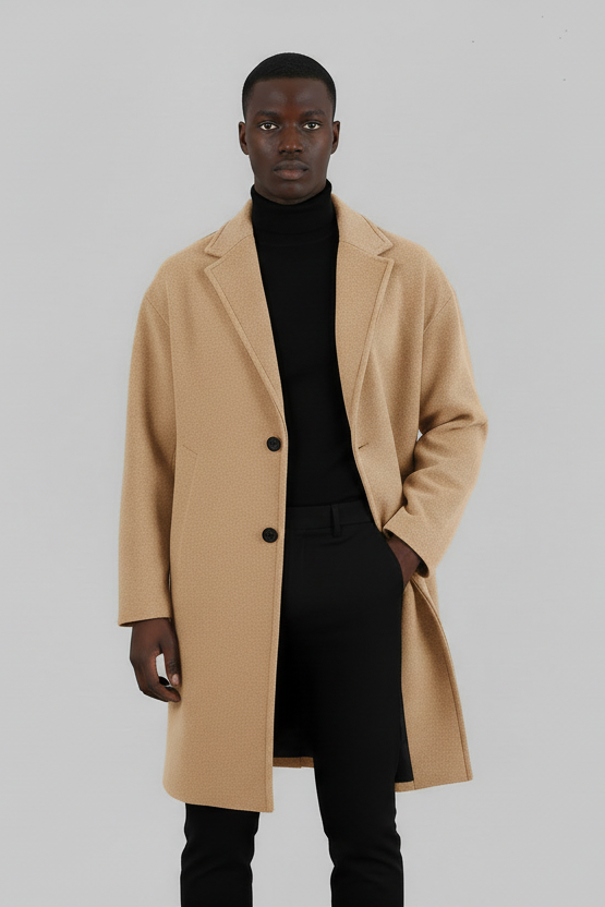 Cappotto Uomo Over Size Monopetto Art. Cp36