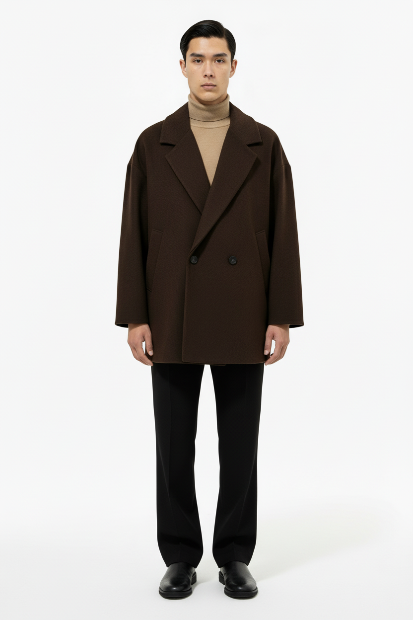 Cappotto Uomo Doppiopetto Oversize Art. Cp40