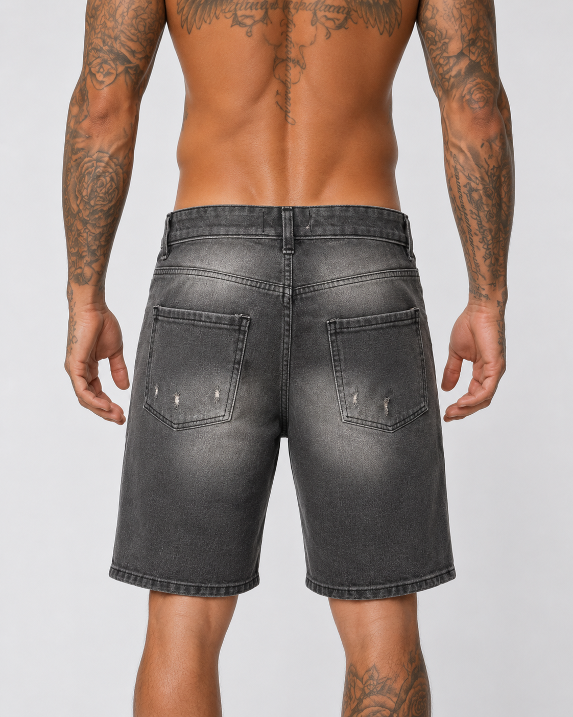 Bermuda jeans Sabbiato con Zip Art. Bm159