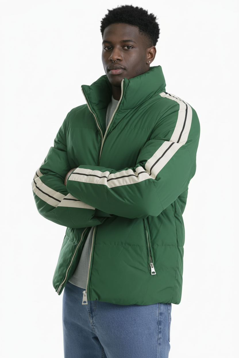 Giubbotto Uomo Bomber Con Banda Laterale Art. Gb149