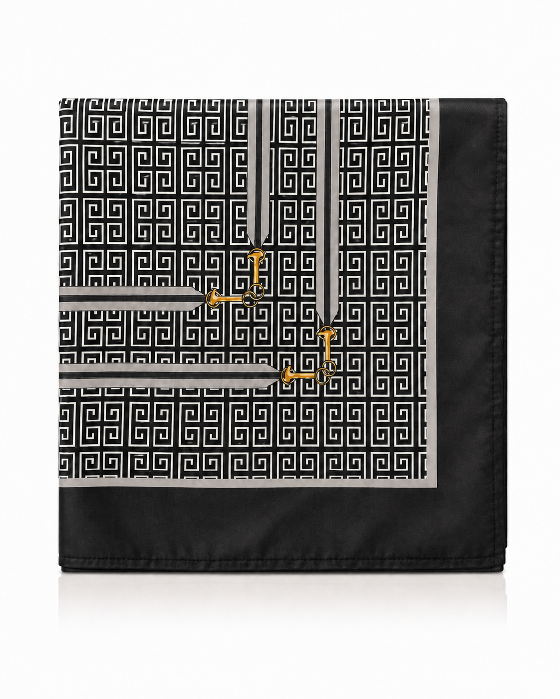 Foulard Fantasia Barocco Nero