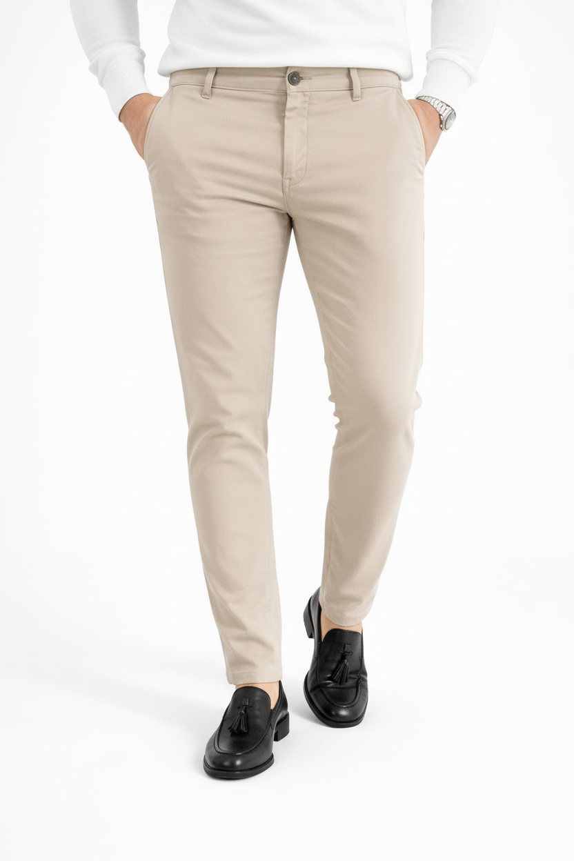 Pantalone Chino Slim Fit Elasticizzato Art. Pt213