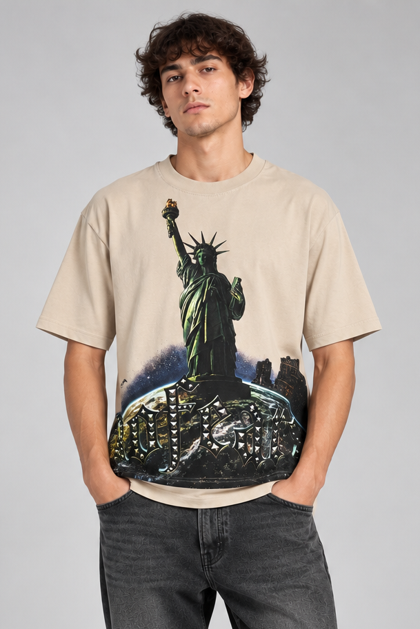 T-Shirt Con Stampa ''Fear'' Art. Ts307
