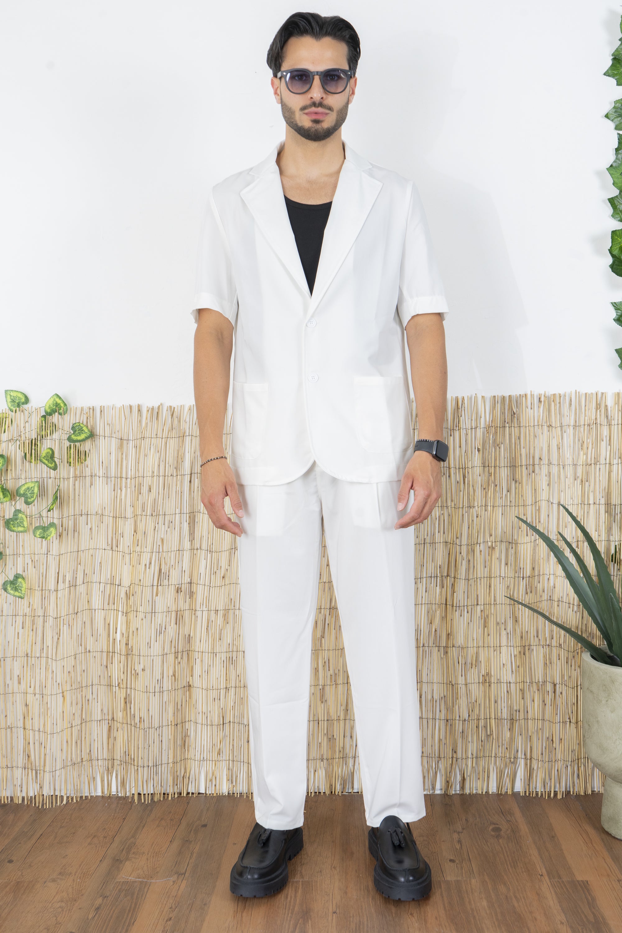 Coordinato Uomo Giacca e Pantalone Fondo Largo Art. Cd50