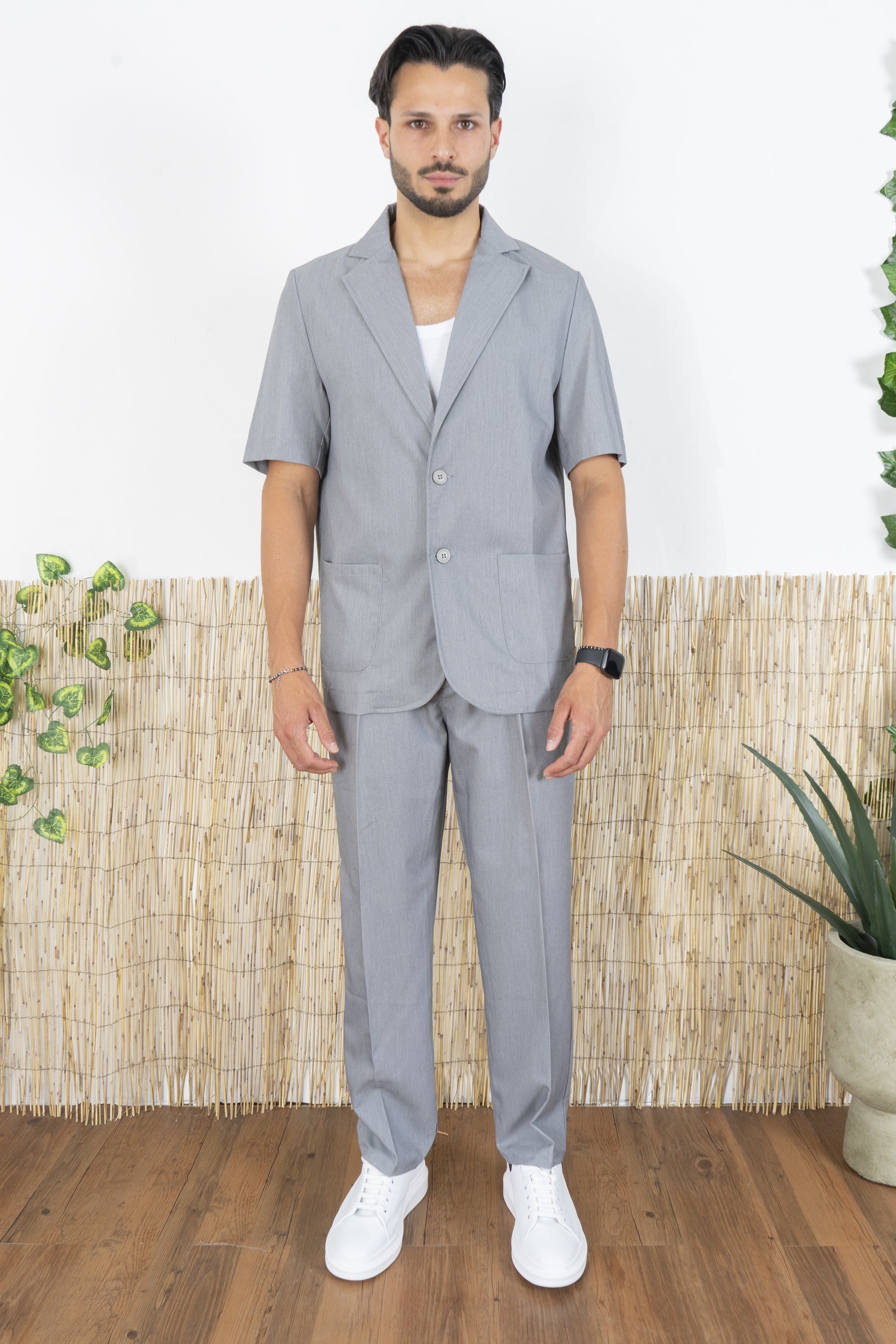 Coordinato Uomo Giacca e Pantalone Fondo Largo Art. Cd50