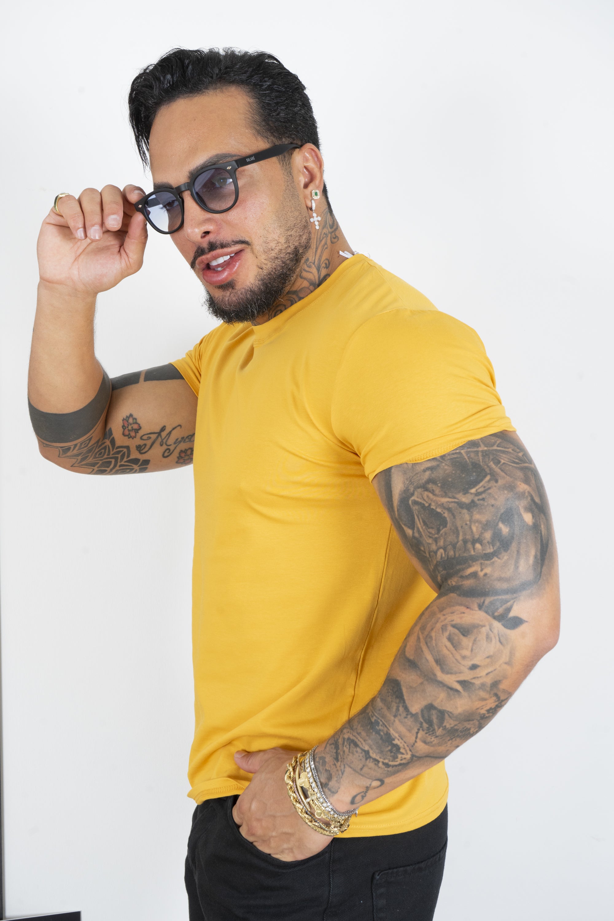 T-Shirt Uomo Slim Fit Basic Tinta Unita Art. Ts163
