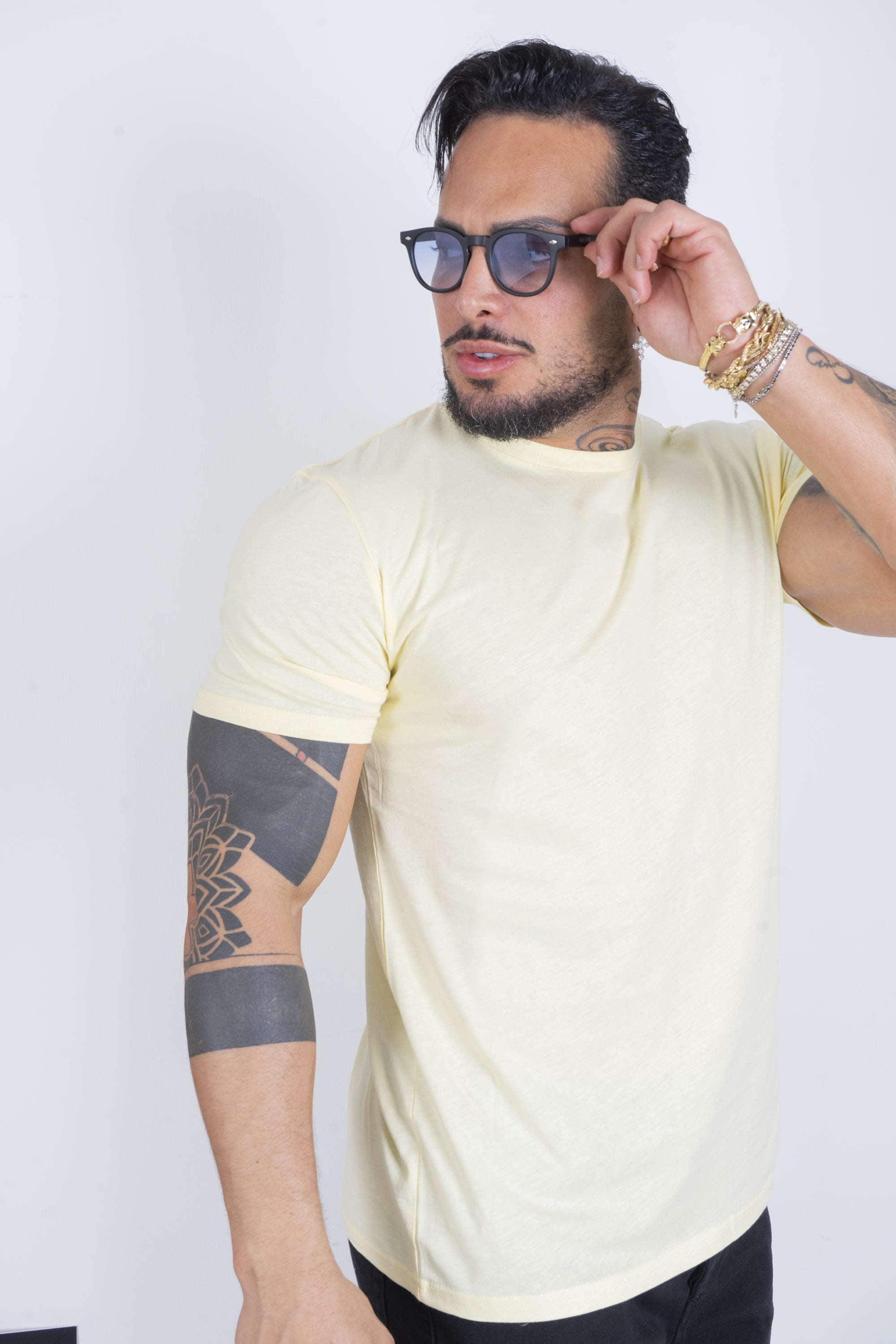 T-Shirt Uomo Slim Fit Basic Tinta Unita Art. Ts163