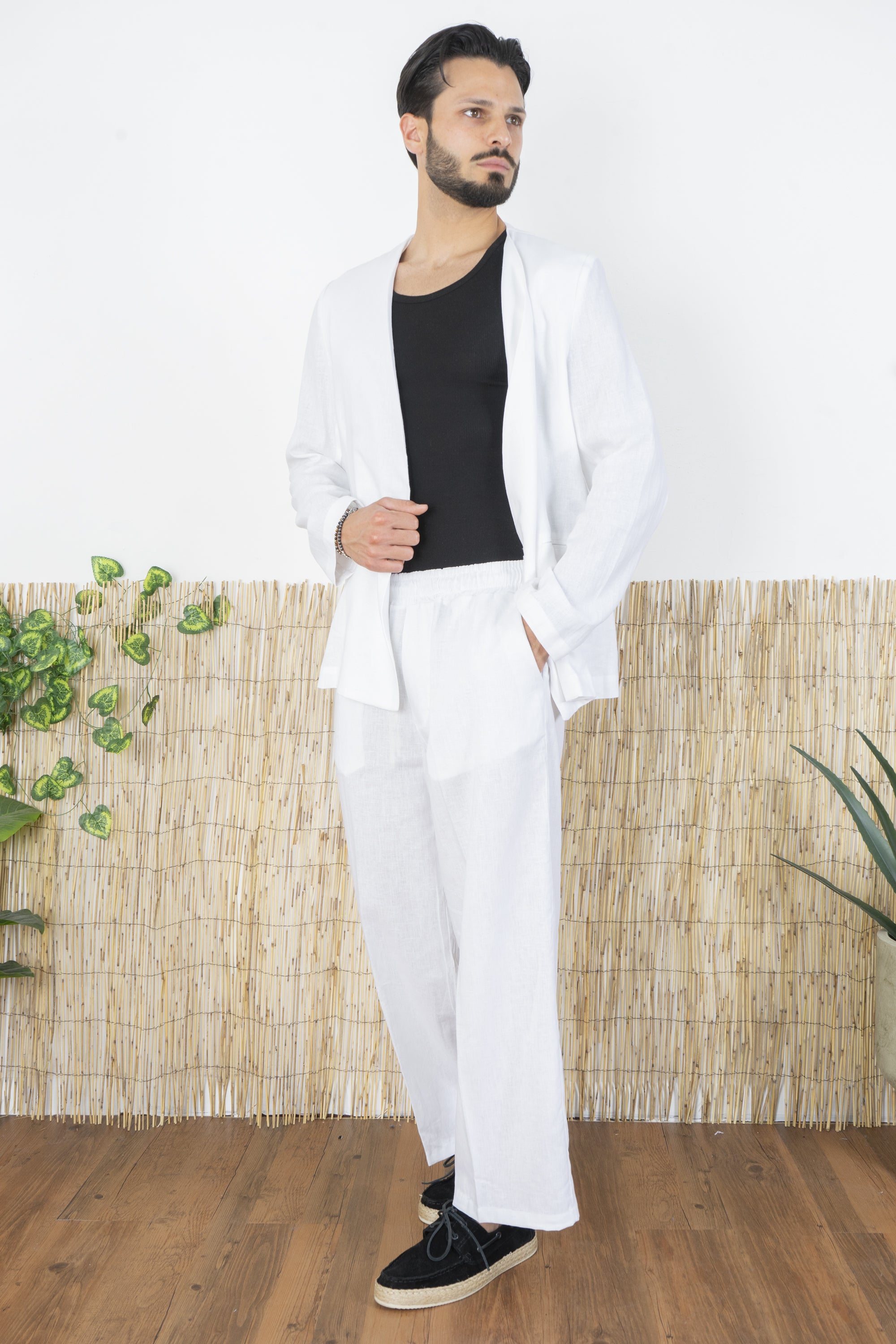 Abito in Lino Relaxed Doppio bottone Art. AB21