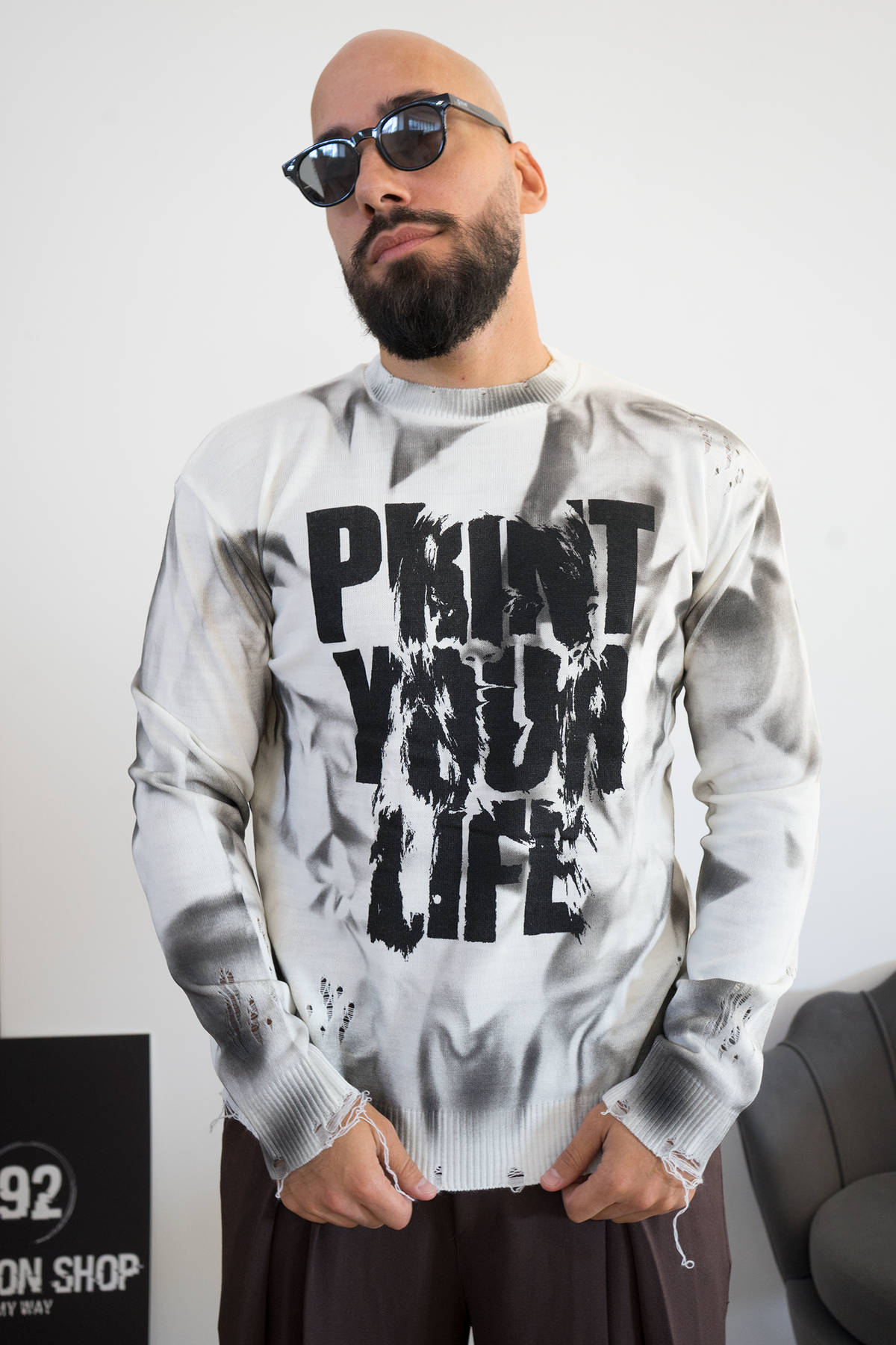 Maglione Tie-dye “Print Your Life” Art. Mg175