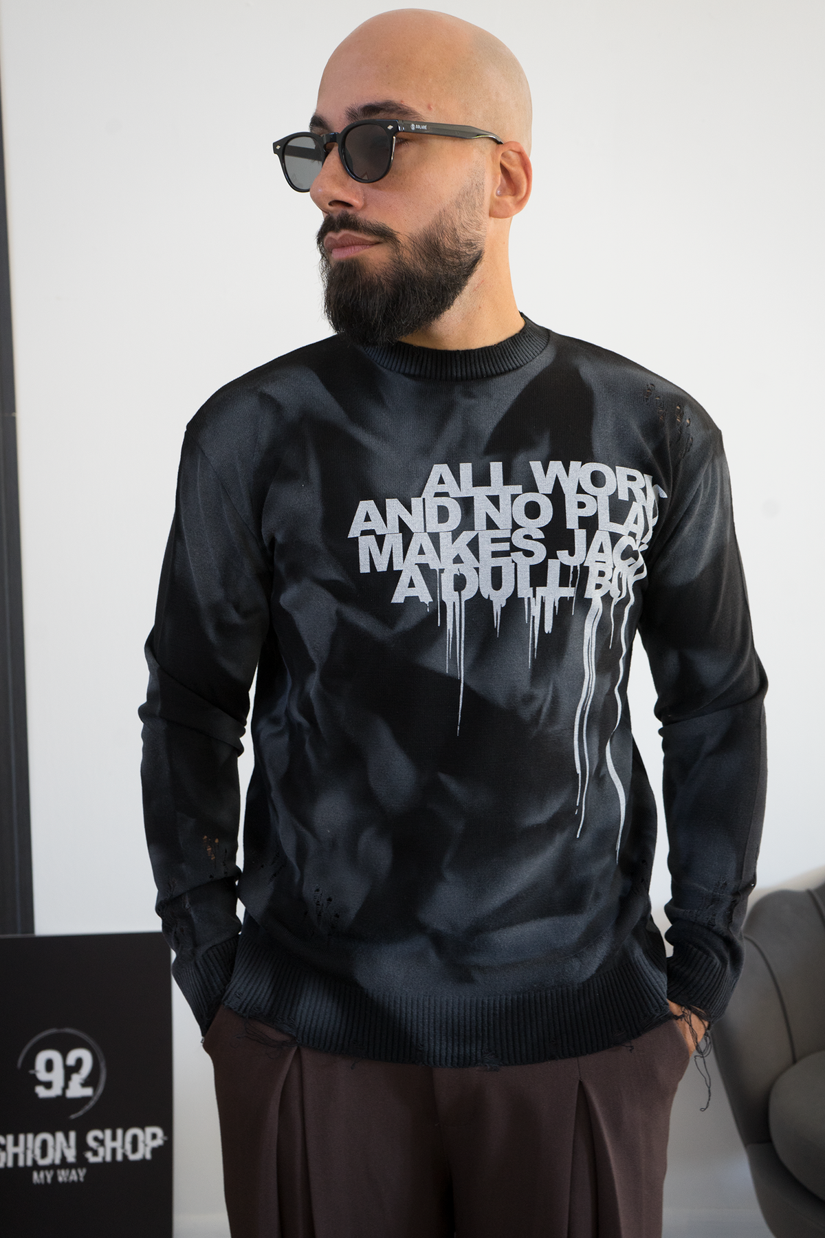 Maglioncino Uomo Stampa ''Jack'' Art. Mg179