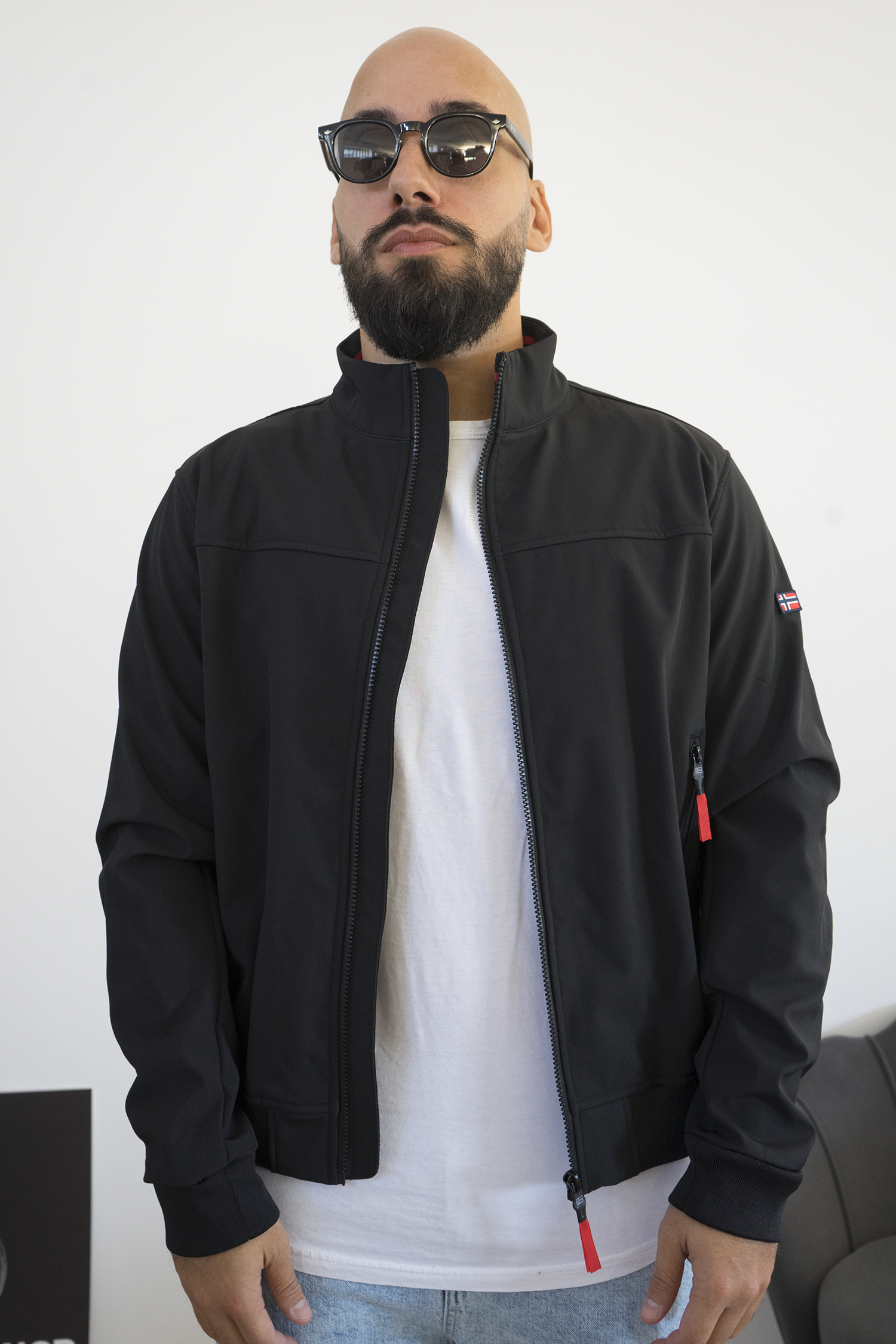 Giubbino Uomo Impermeabile Anti Pioggia con Cerniera Termosaldata Art. Gb197