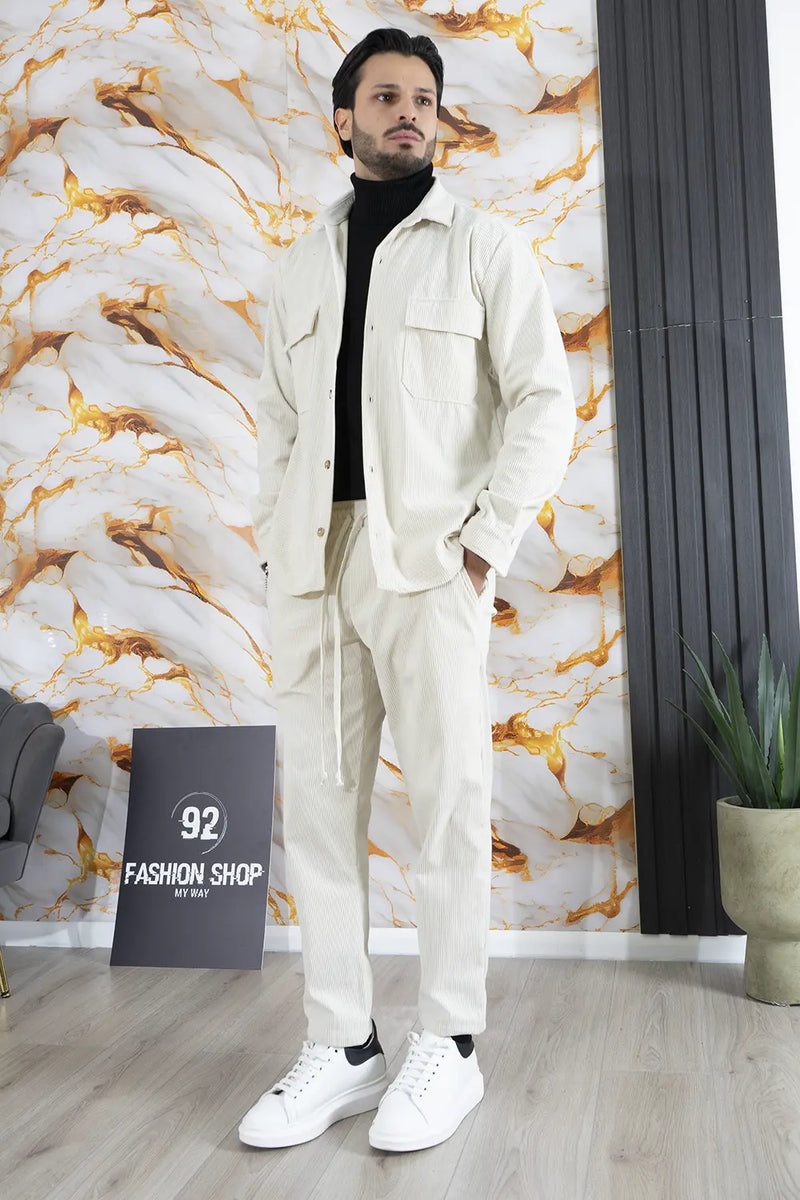DESIGN - Coordinato oversize blu navy con applicazione grafica Berlin DESIGN - Coordinato oversize blu navy con applicazione grafica Berlin