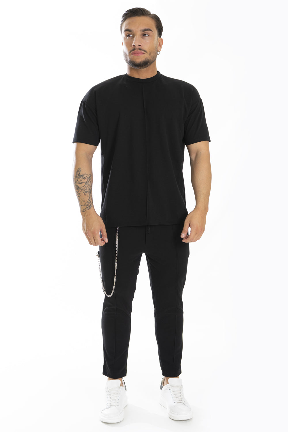 Coordinato Uomo Pantalone e T-shirt Tinta Unita Art. Cd28