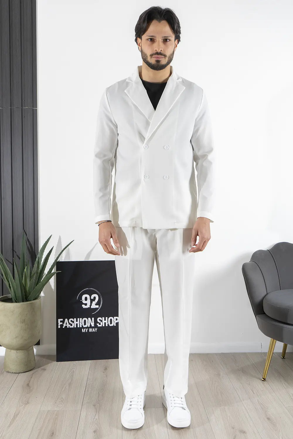 Coordinato Giacca Camicia Doppio petto e Pantalone Art. Cd47