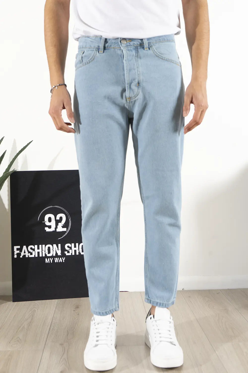 Jeans Uomo Basic Chiaro Art. Js305