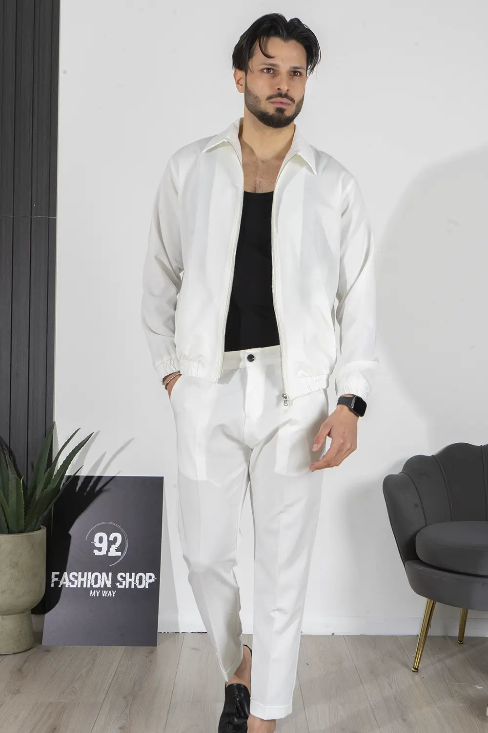 Coordinato Con Giacca Zip Art. Cd91