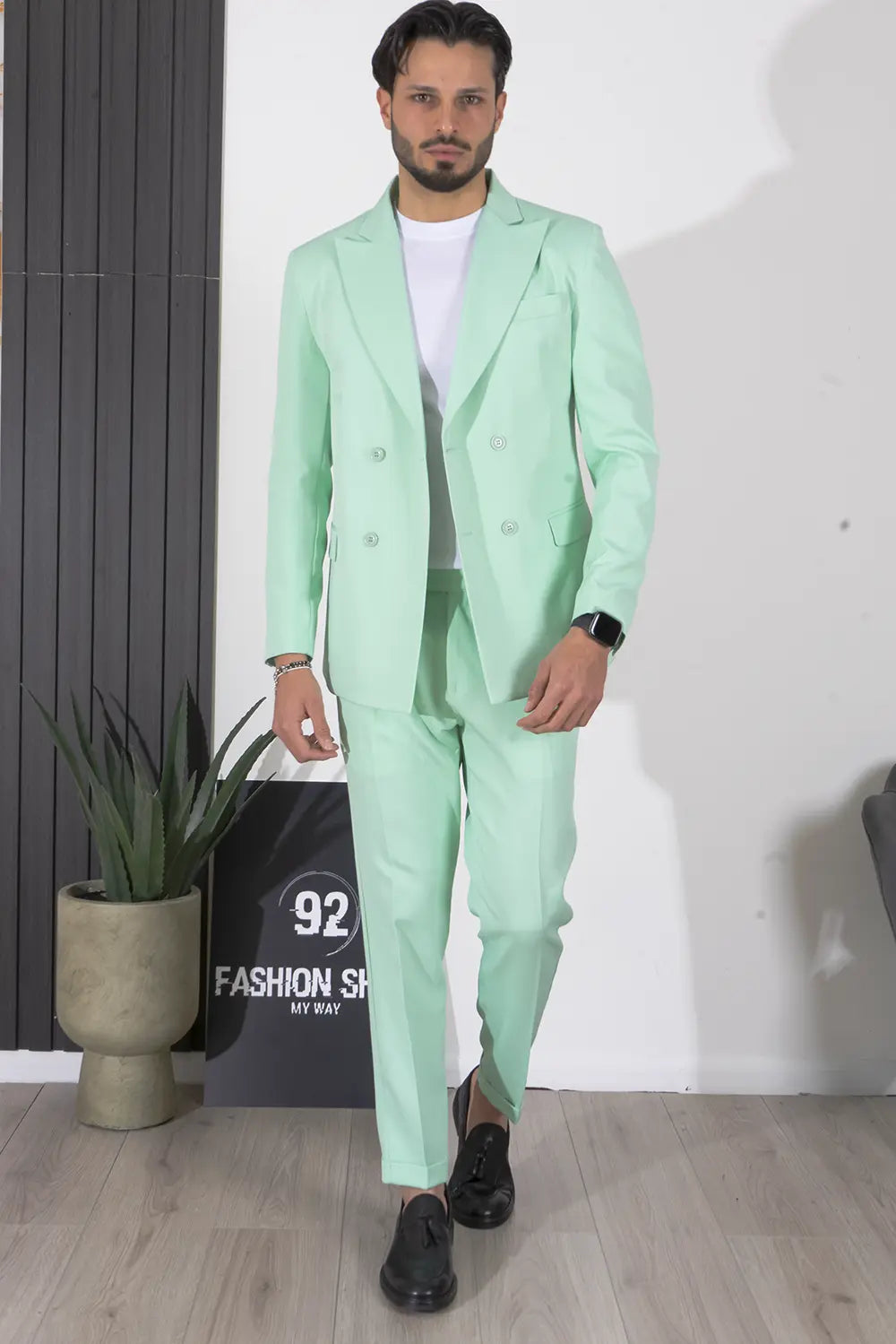 Abito Uomo Completo Doppio Petto 4 bottoni Art. AB07