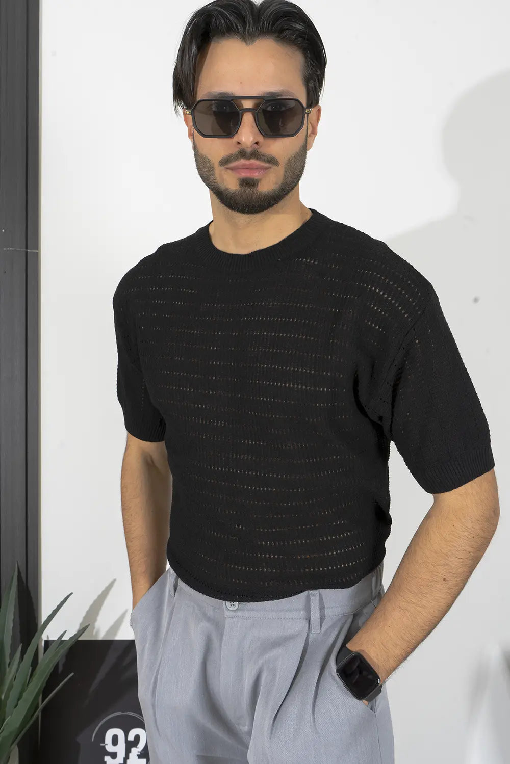 T-shirt Uomo Traforata Girocollo Art. Ts258