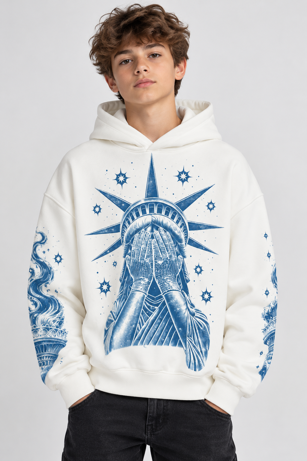 Felpa Junior Statue of Liberty Art. Jr-Fe06