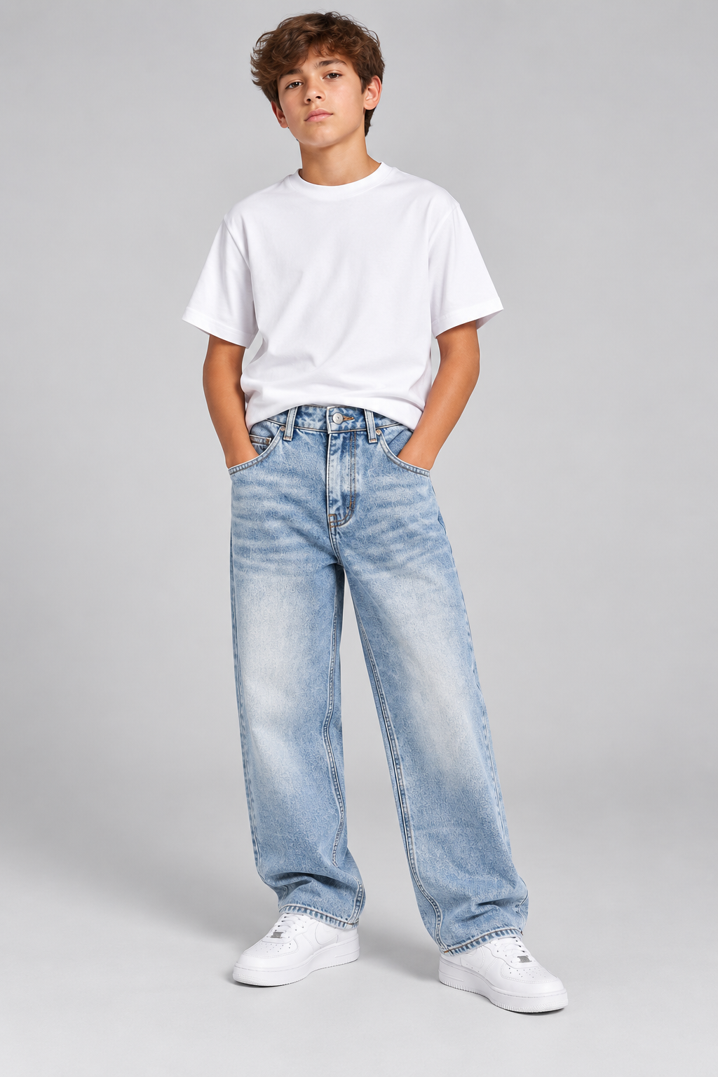Jeans Blu Chiaro Sabbiato Art. Jr-Js04