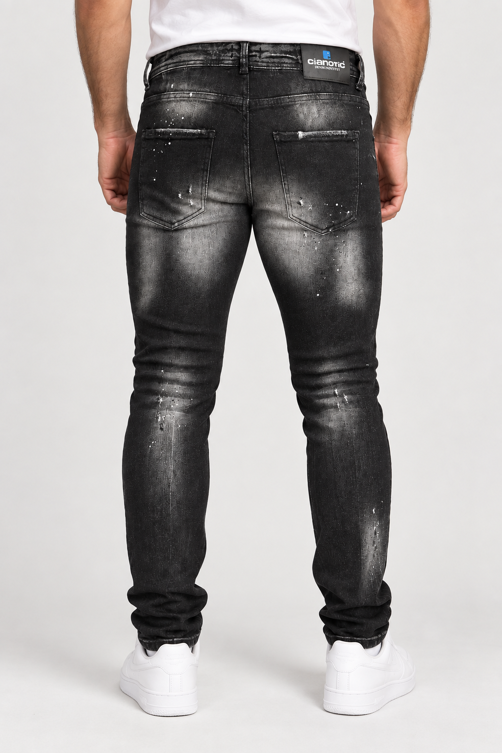 Jeans Black Zip ''Cruis'' Art. Js581