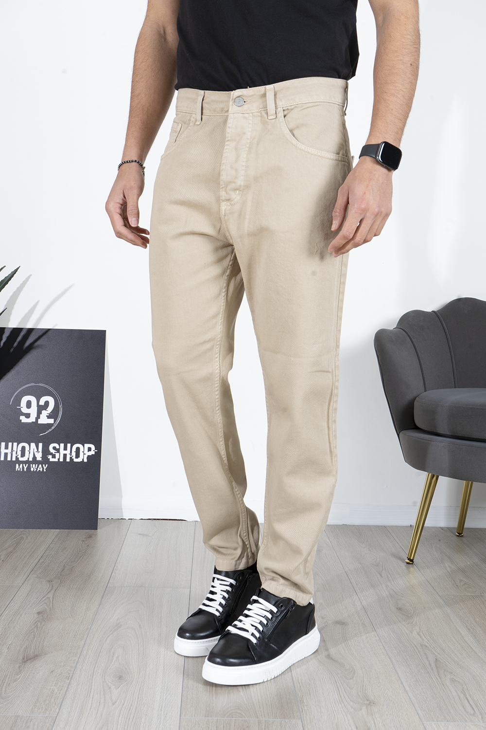 Jeans Basic Regular Tinta Unita 5 Tasche Art. JS468