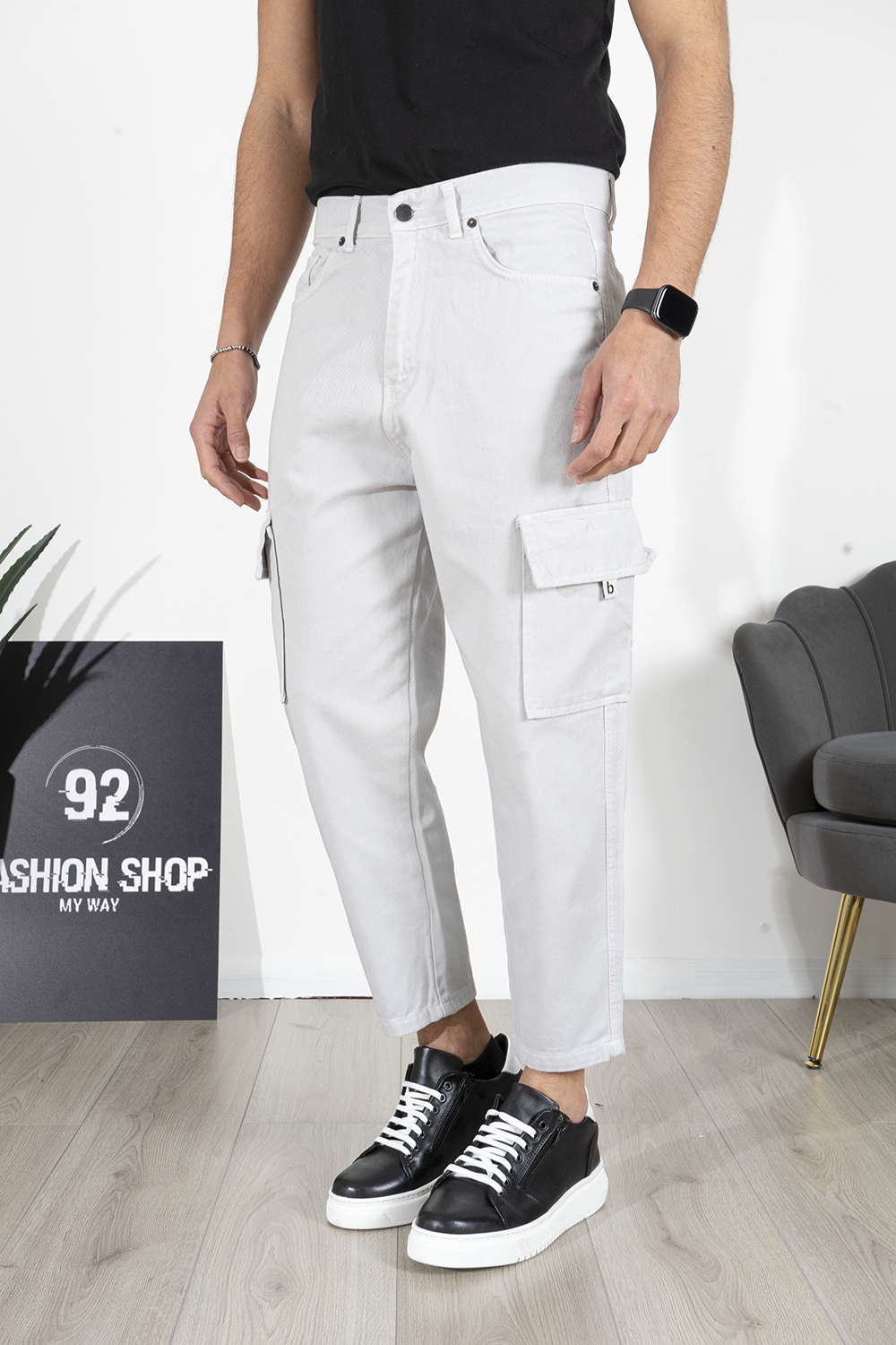 Jeans Cargo 'B' Bull Denim Art. Js515