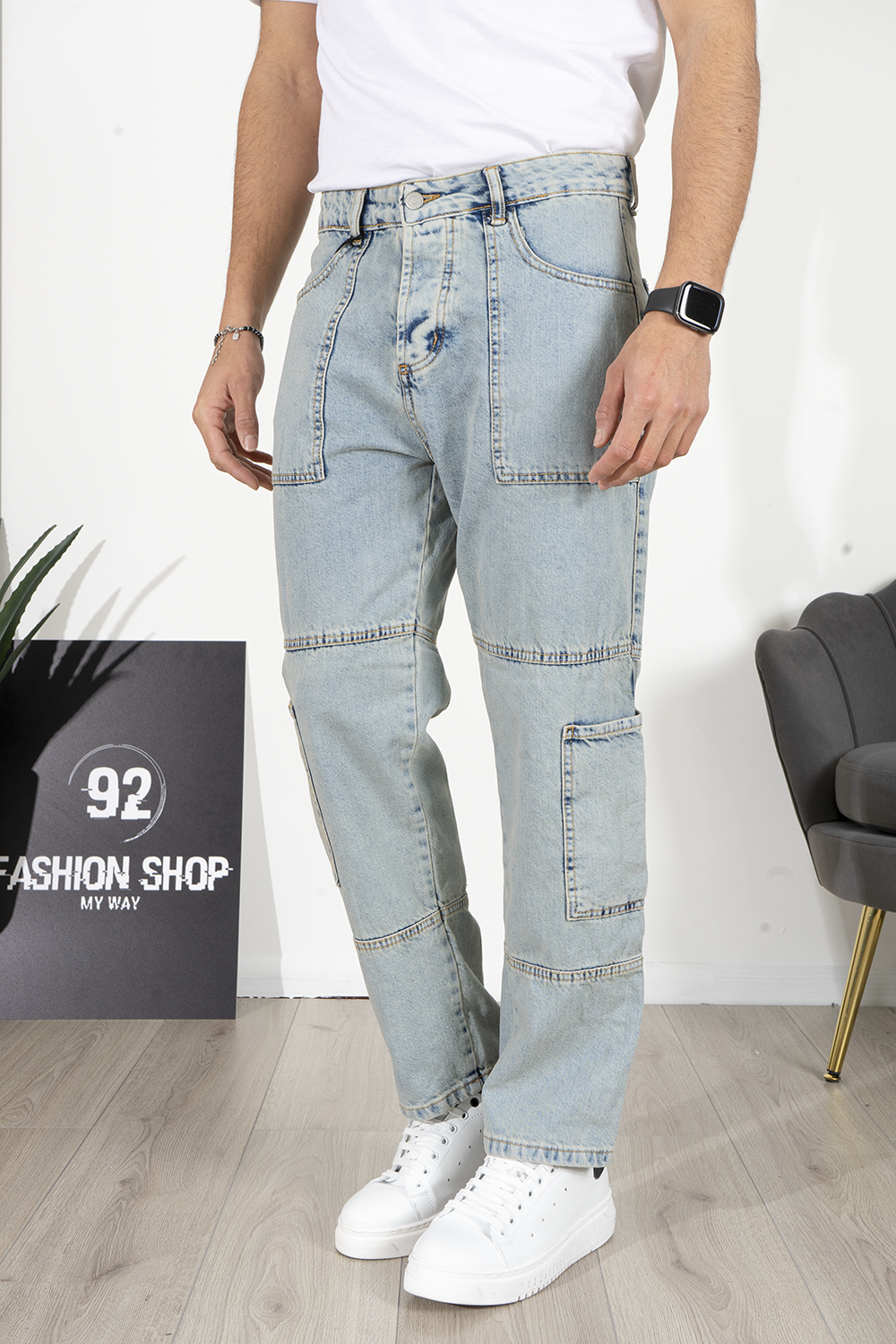 Jeans Uomo Carpenter Old Wash Art. Js523
