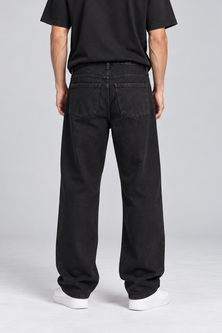 Jeans Baggy Total Black Art. Js594