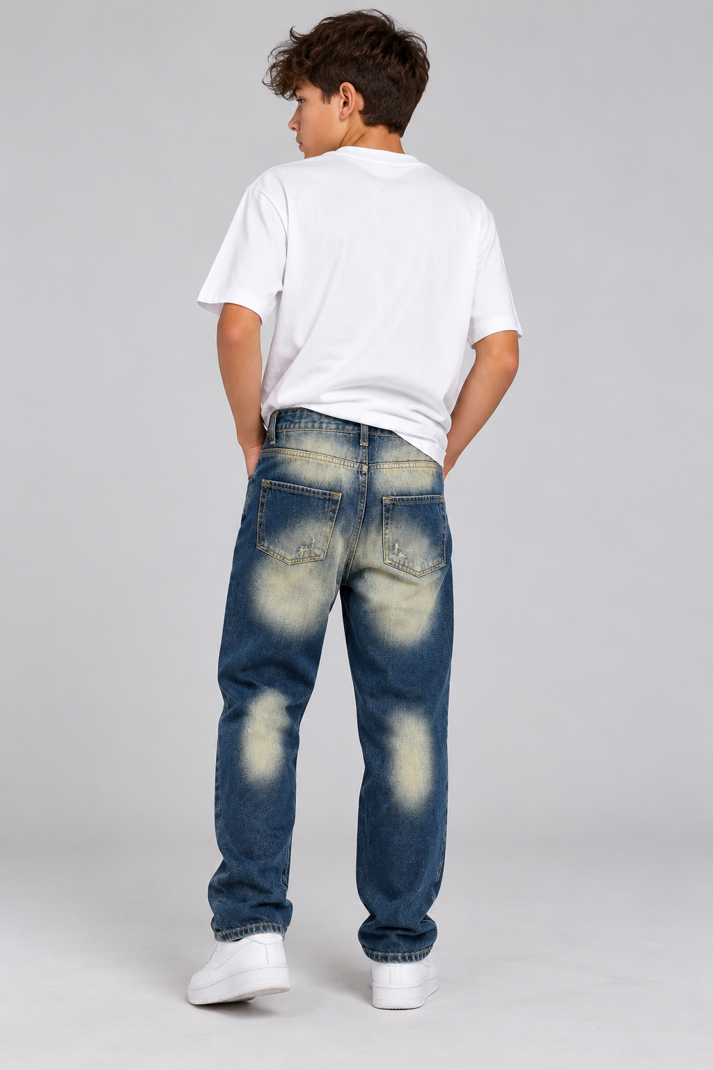 Jeans Junior Con Zip Laterale Art. Jr-JS08