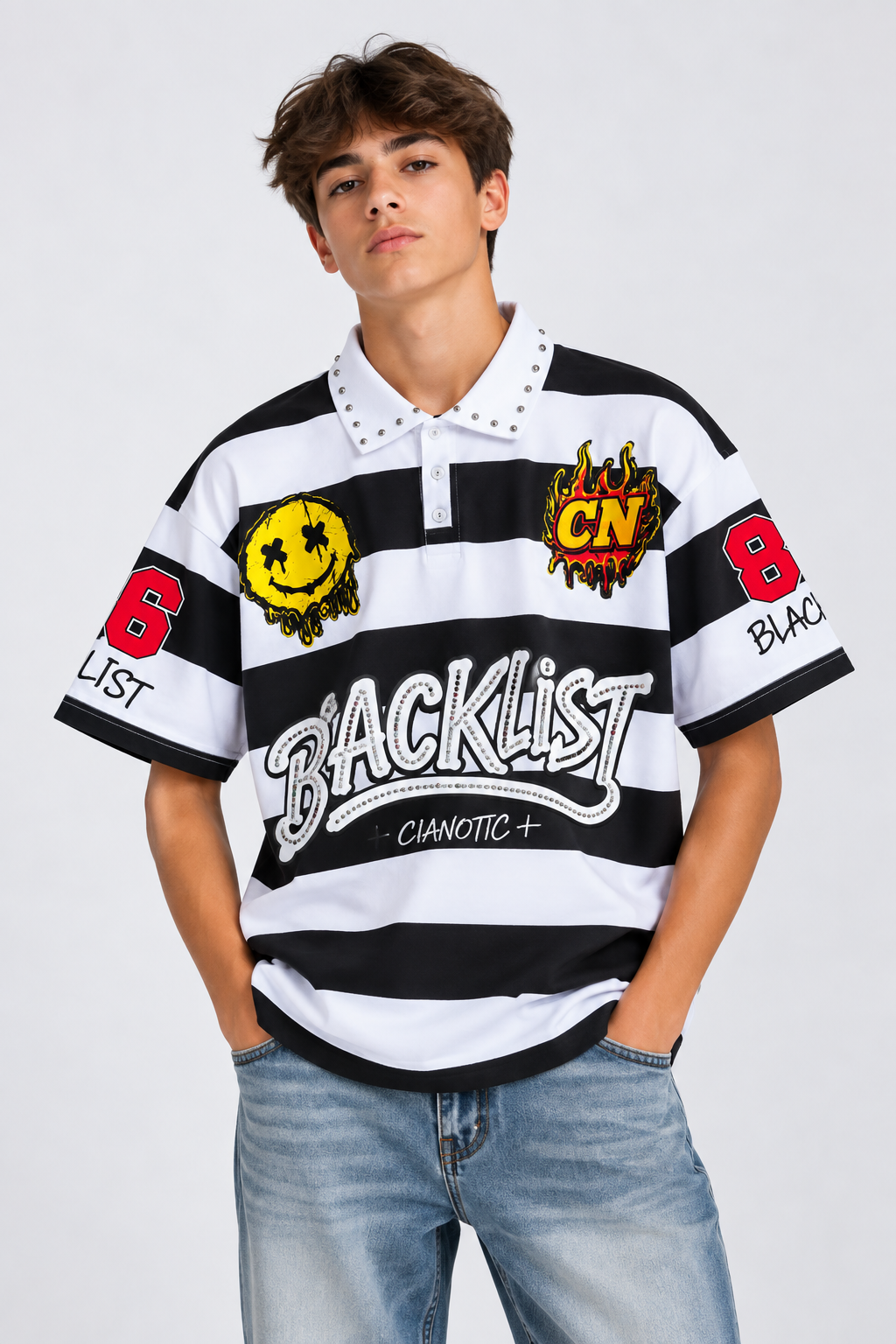 Polo ''BlackList'' Junior Art. JR-Ts07