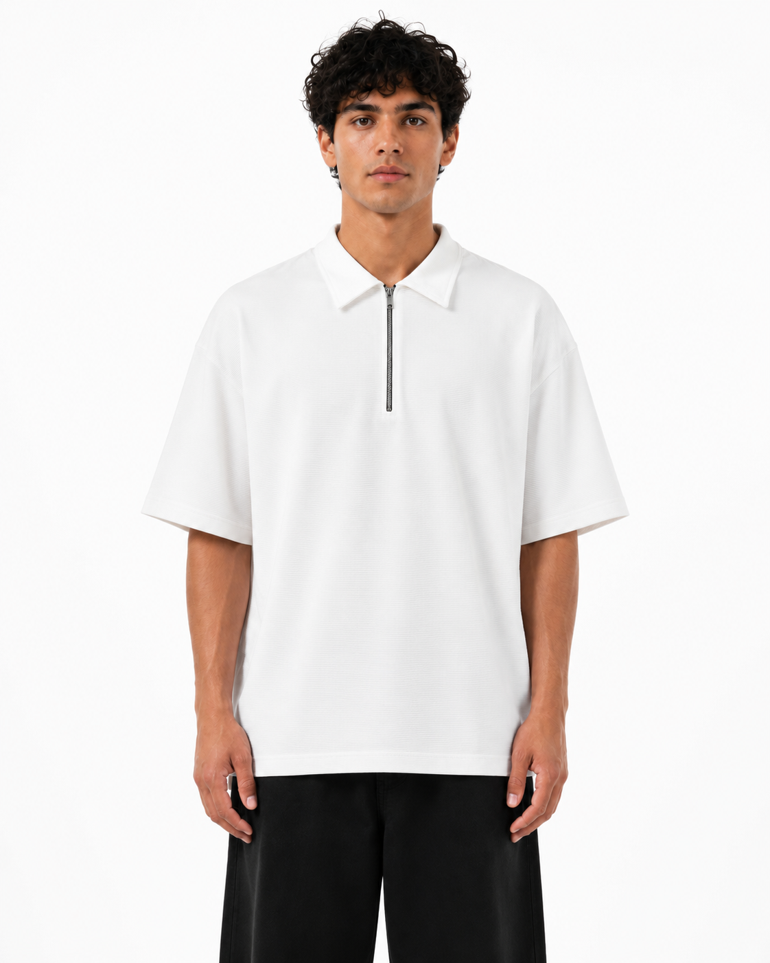 Polo Uomo Con Zip Art. Ts281