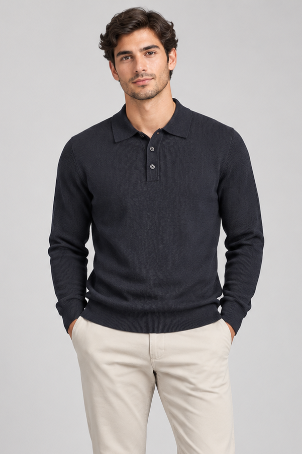 Polo in Maglia Con Tre Bottoni Art. Mg189