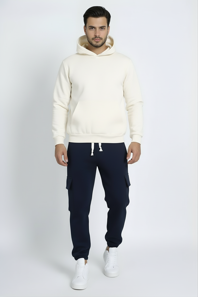 Tuta Cargo Felpata Completa Art. Tt114