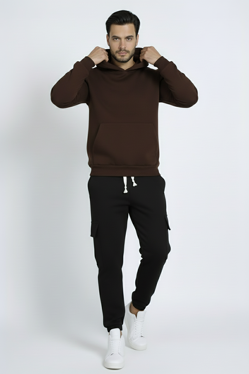 Tuta Cargo Felpata Completa Art. Tt114