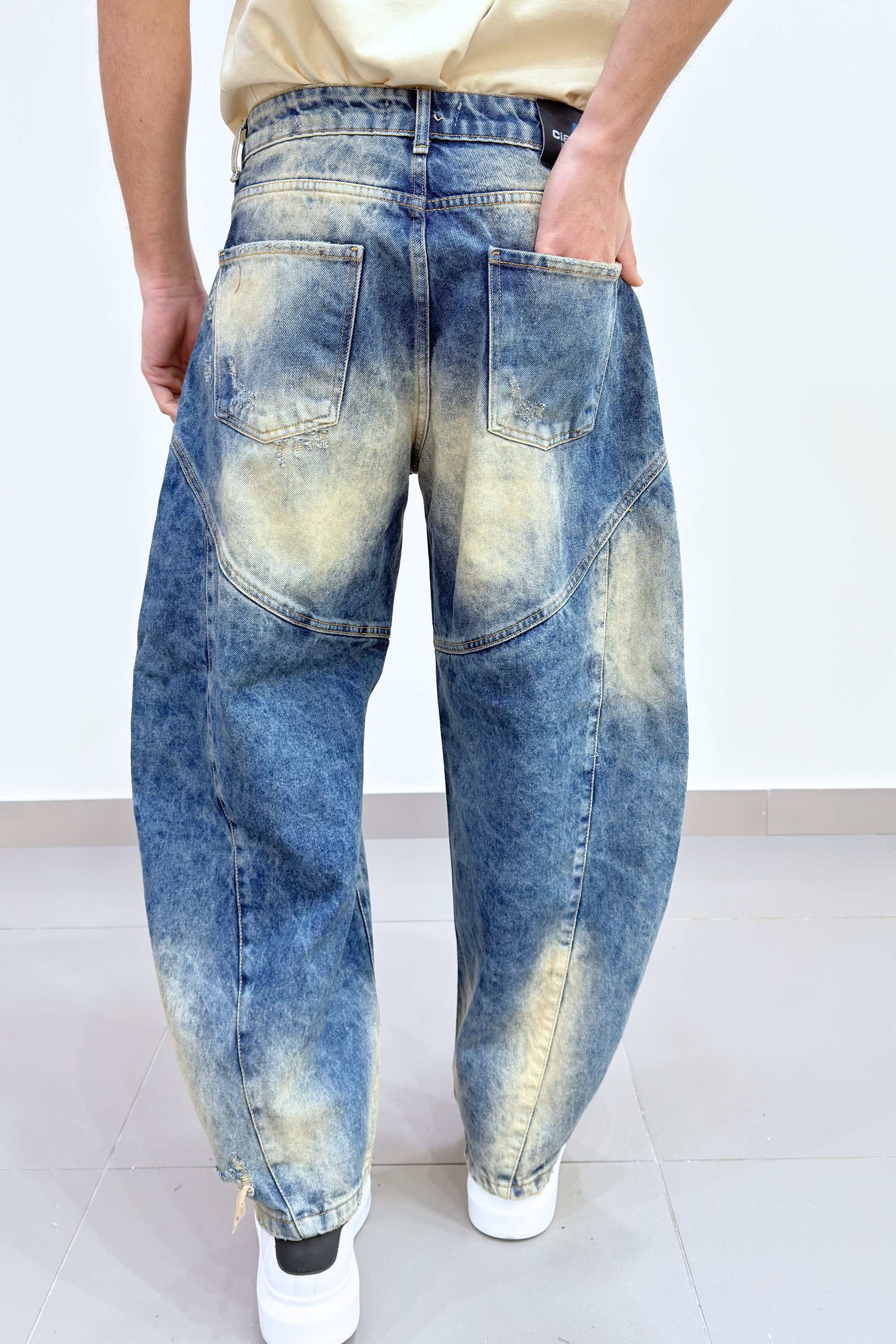 Jeans Balloon Fit Curved Leg Art. Js565