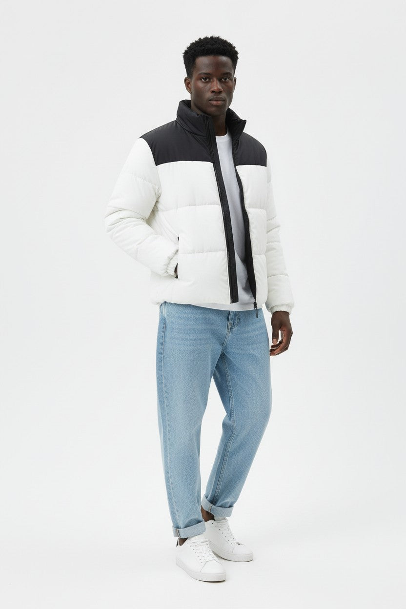 Giubbotto Uomo Bomber Bicolore Art. Gb126