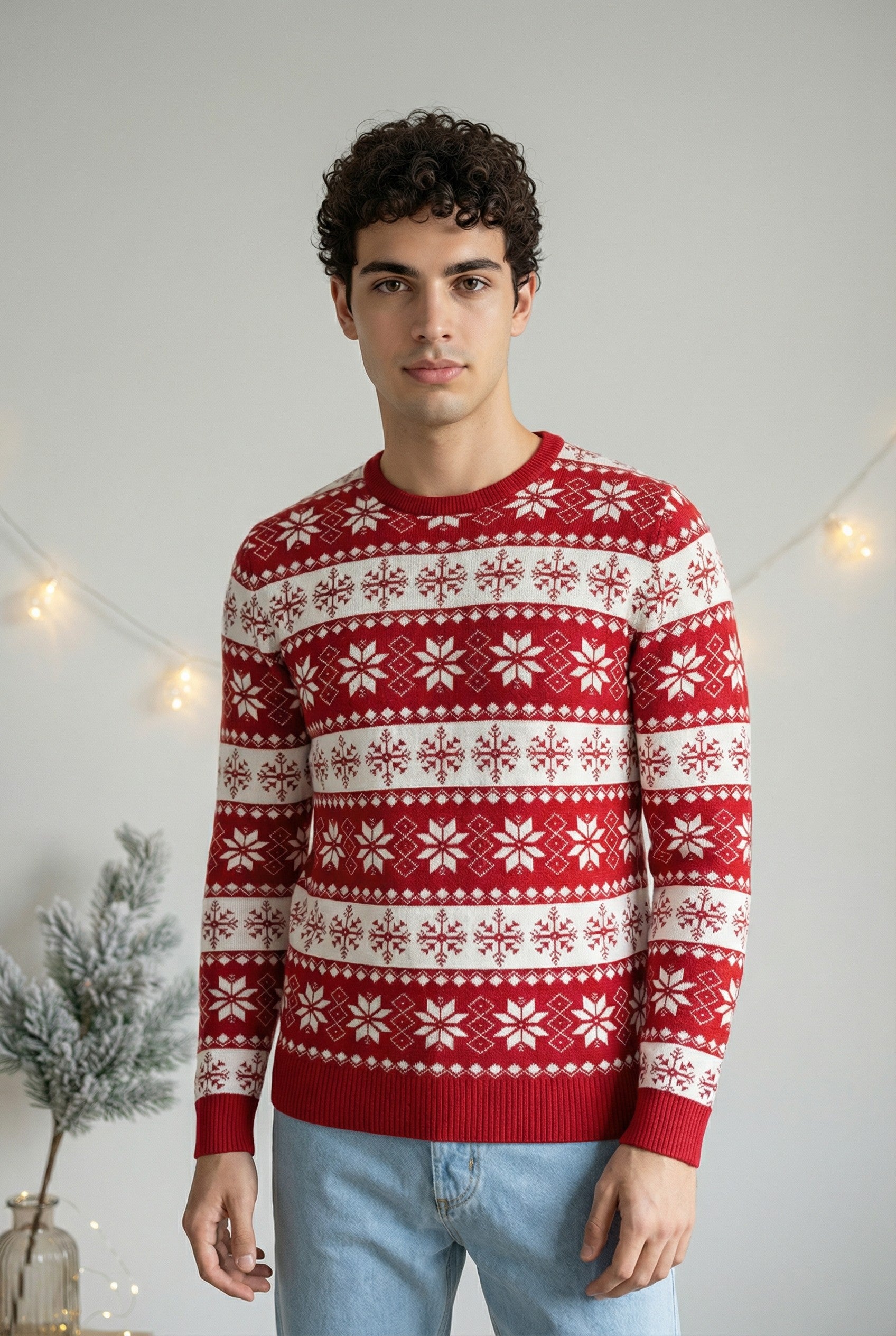 Maglioncino Uomo ''Christmas Time'' Girocollo Art. Mg128