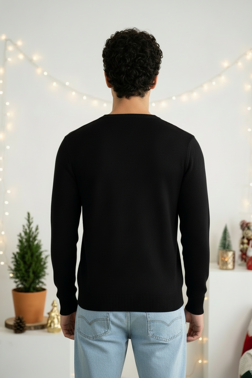 Maglione Uomo Natale ''Renne'' Girocollo Art. Mg129