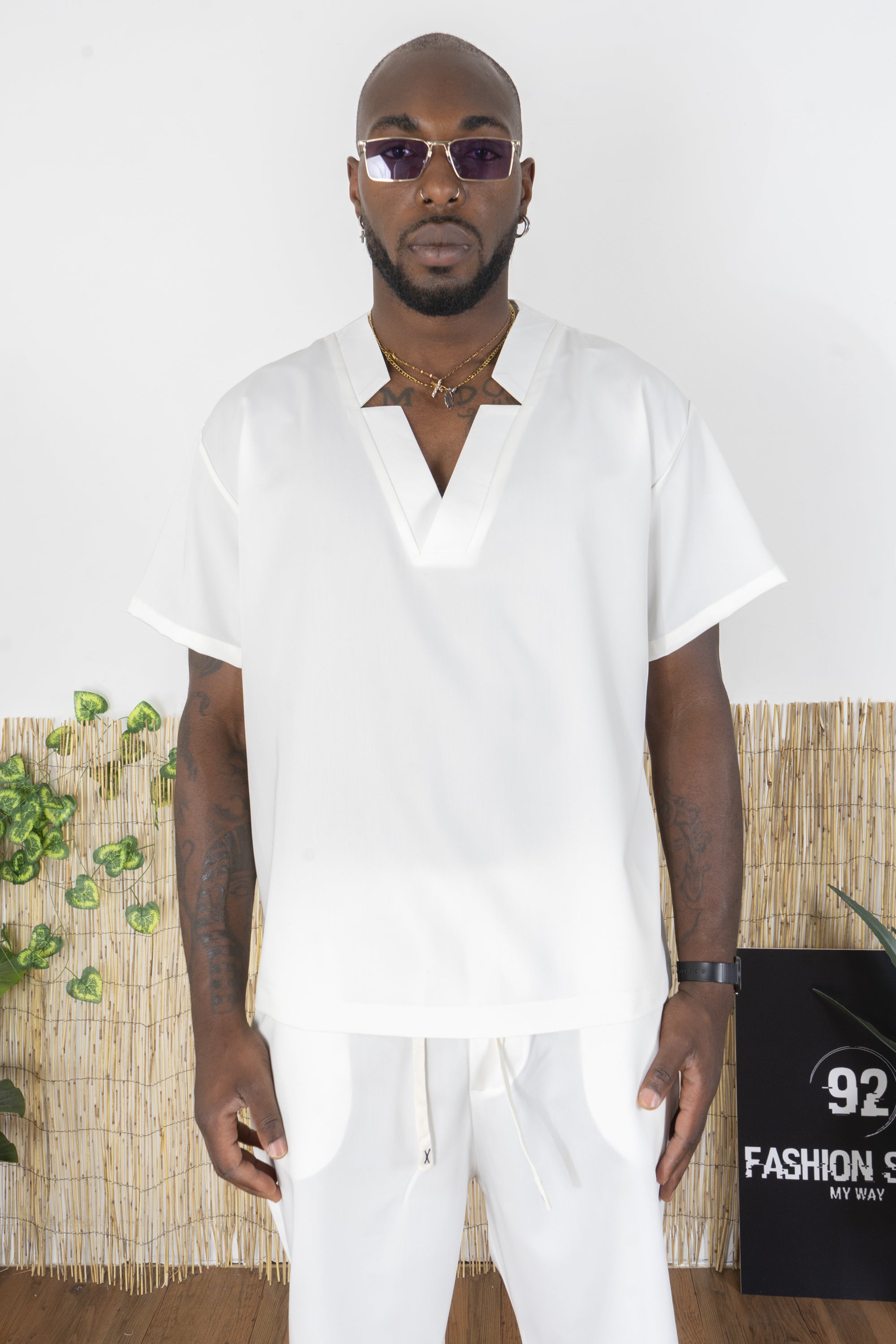 T-shirt Uomo con Scollo a V Art. Ts268