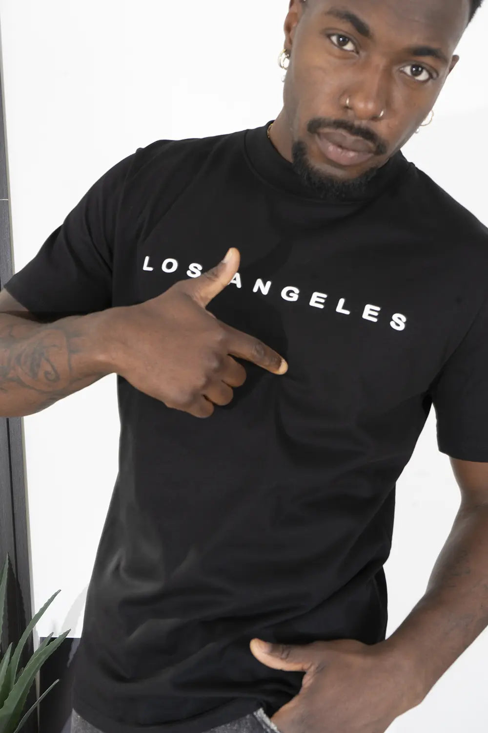 T-shirt Los Angeles Con stampa Gommata Art. Ts253