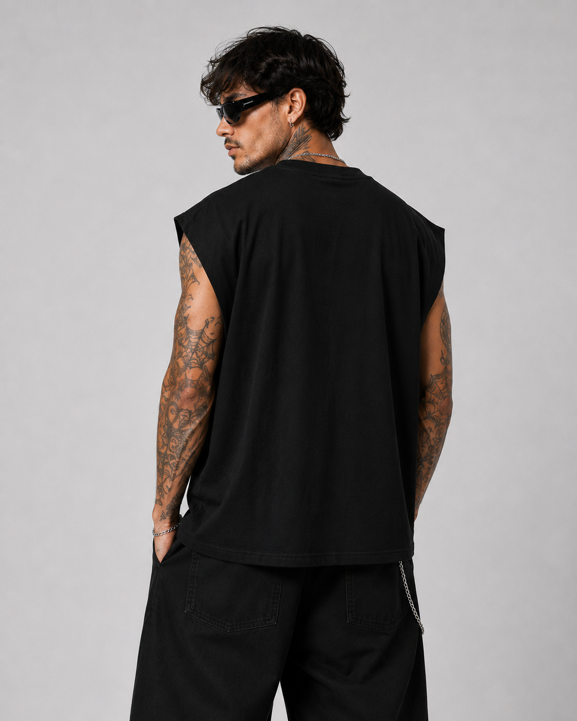 T-shirt Smanicata "Stay Hungry" Con Strass Art. Ct18