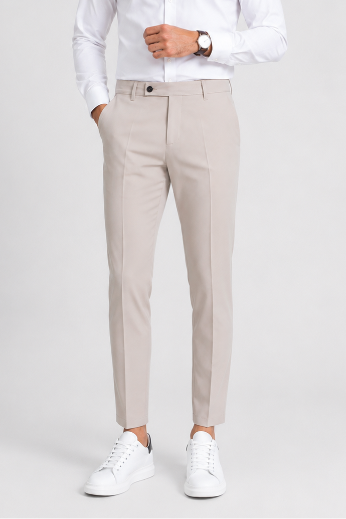Pantalone Uomo Capri Con Bottone Decentrato Art. PT165