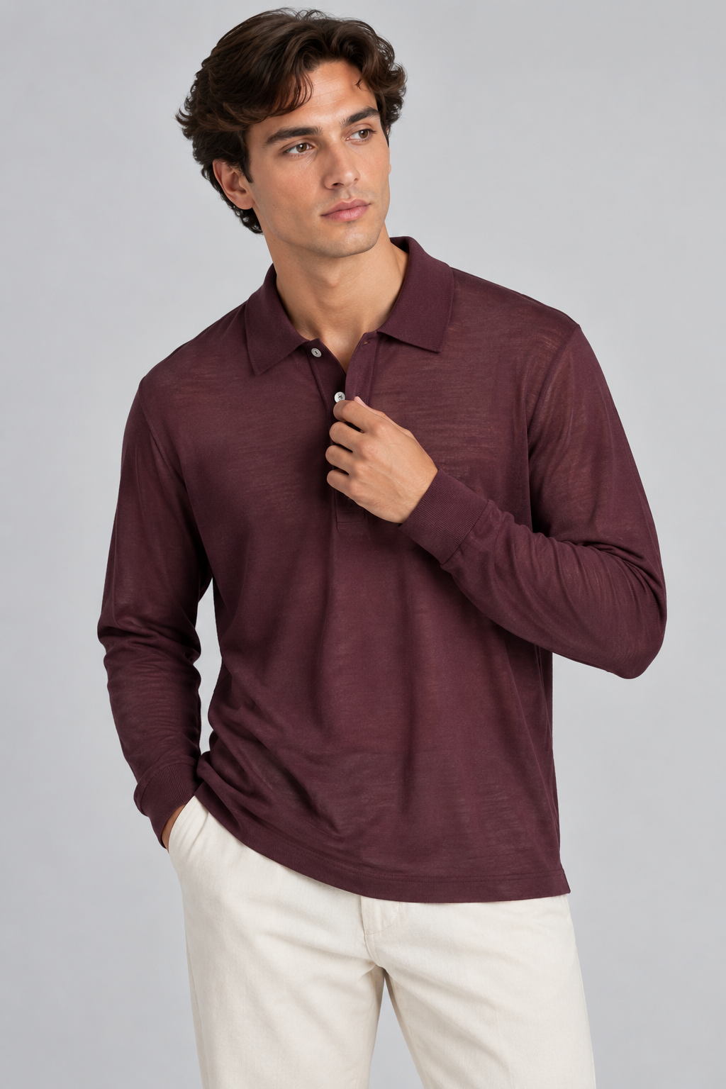 Polo Filo Con Bottoni Art. Mg190