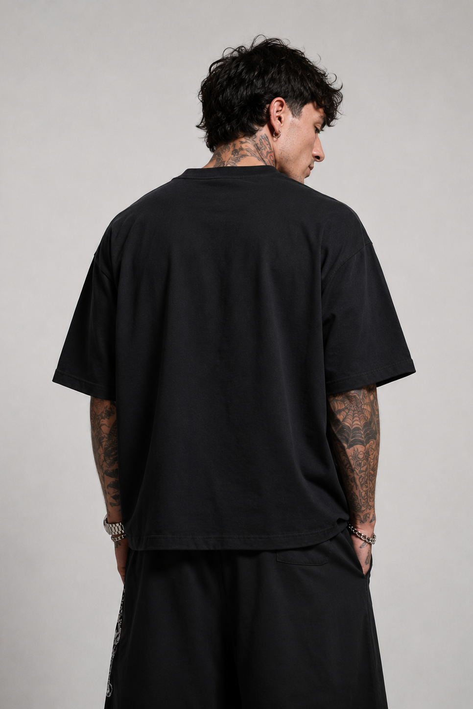 T-shirt Uomo Oversize Con Stampa Mouth Art. Ts296