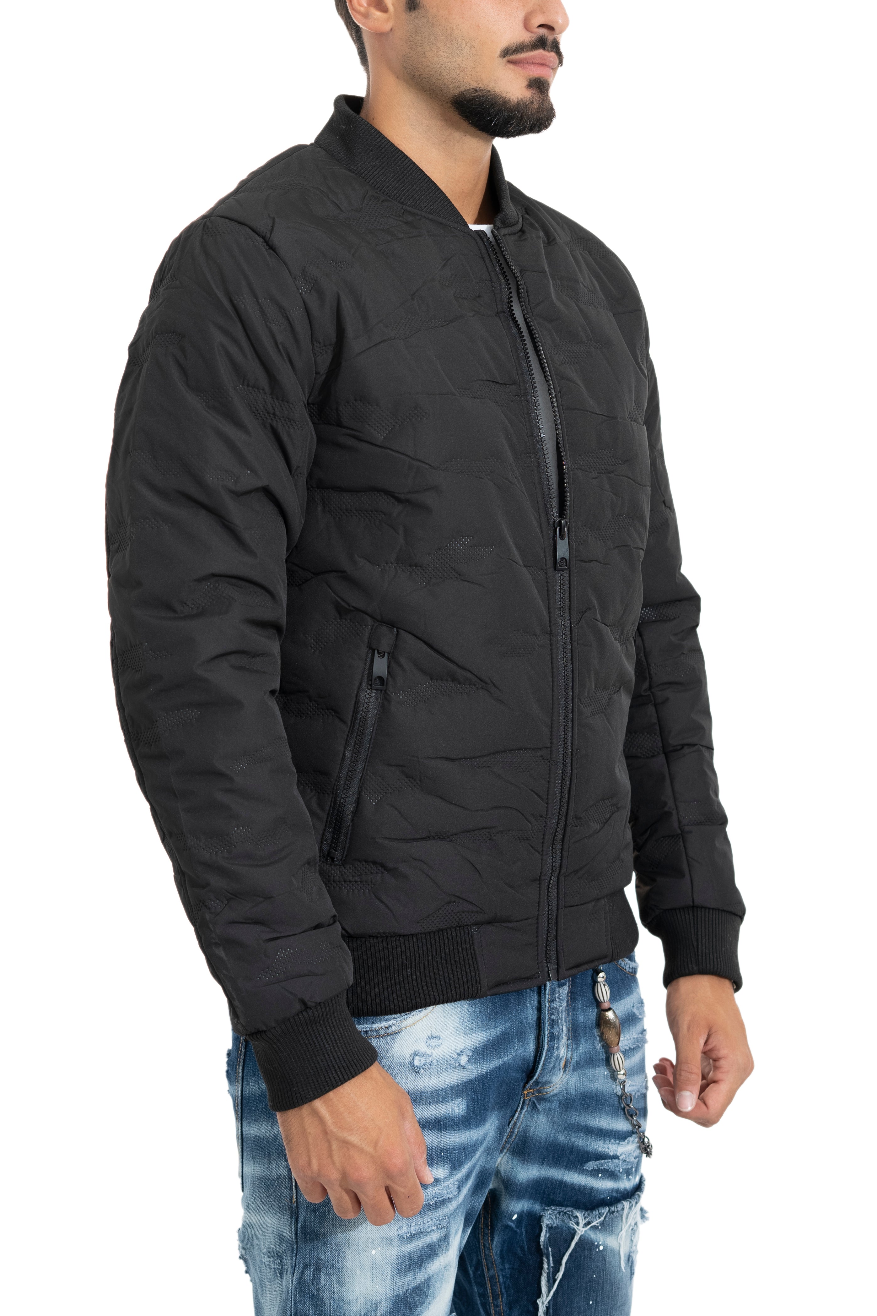 Giubbotto Bomber Con Micro Fori Art. Gb71
