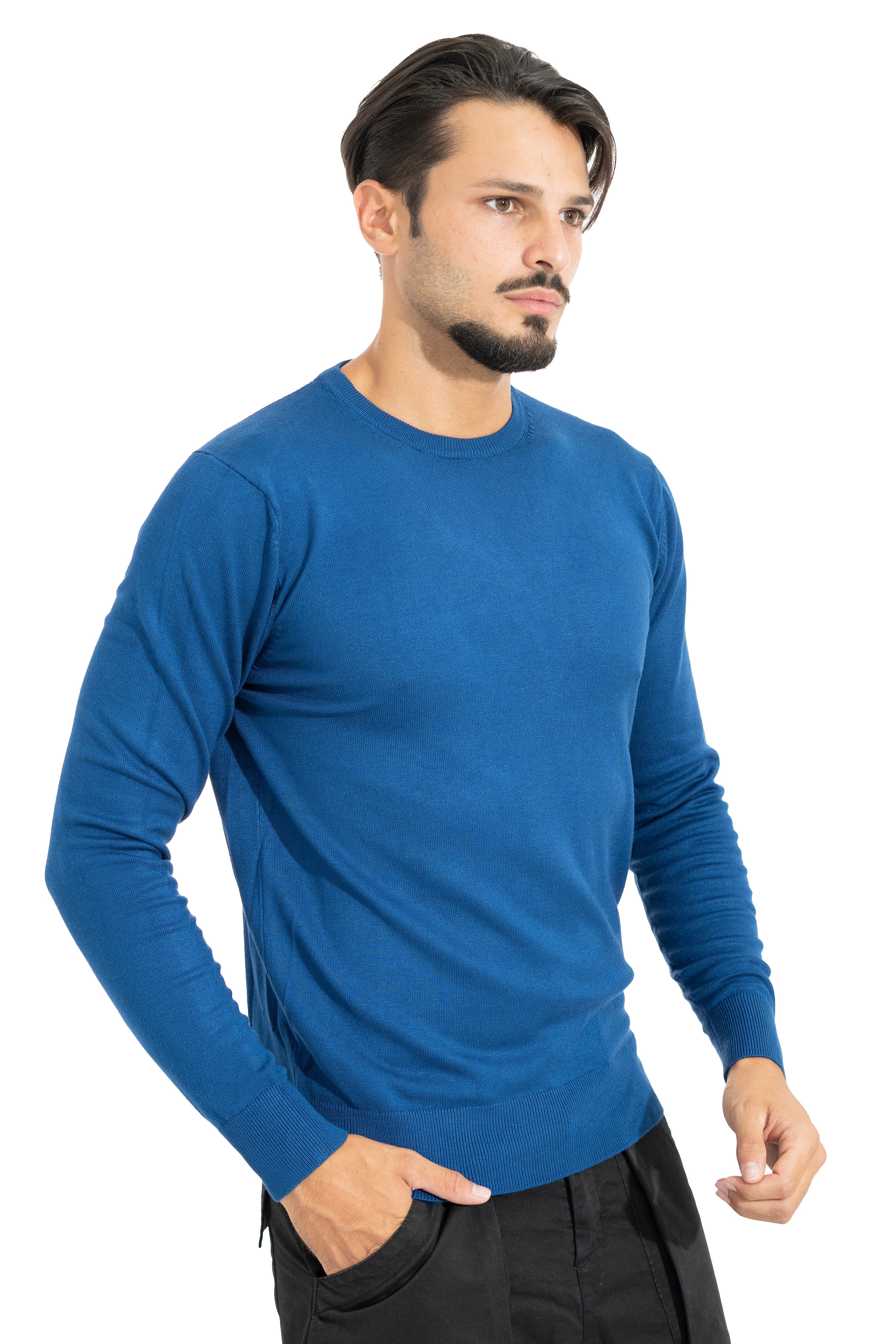 Maglioncino Uomo Basic Akirò Girocollo Art. Mg42